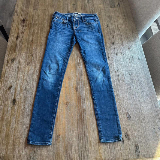 Abercrombie kids blue skinny jeans size 14