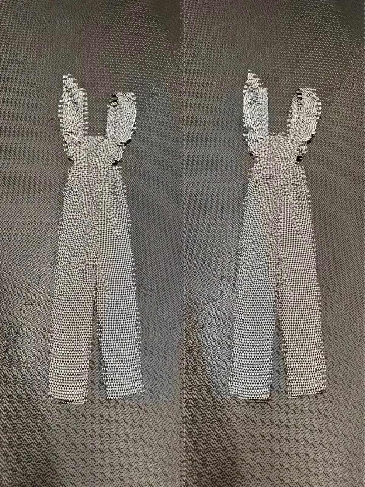 SHEIN baby houndstooth jumpsuit size 6-9 months
