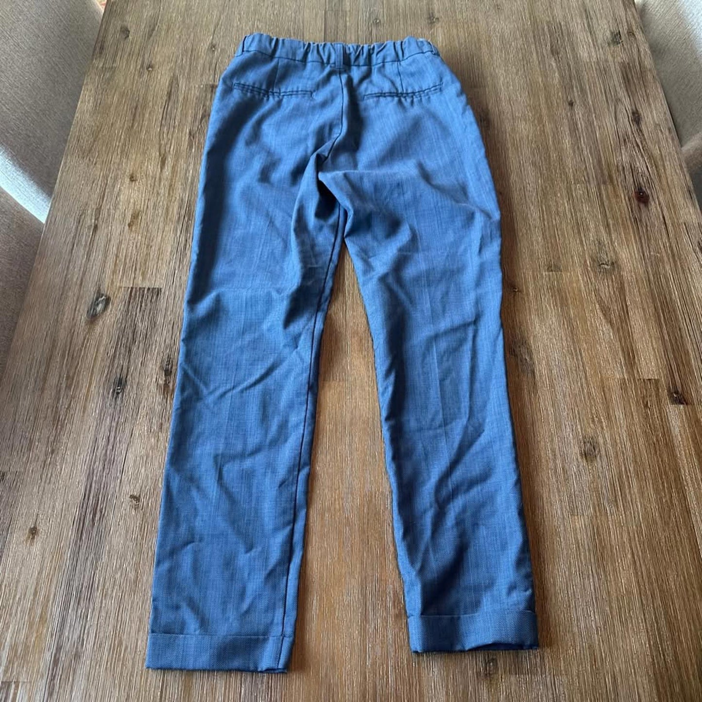 Zara boys 74% wool blue pants size 11-12