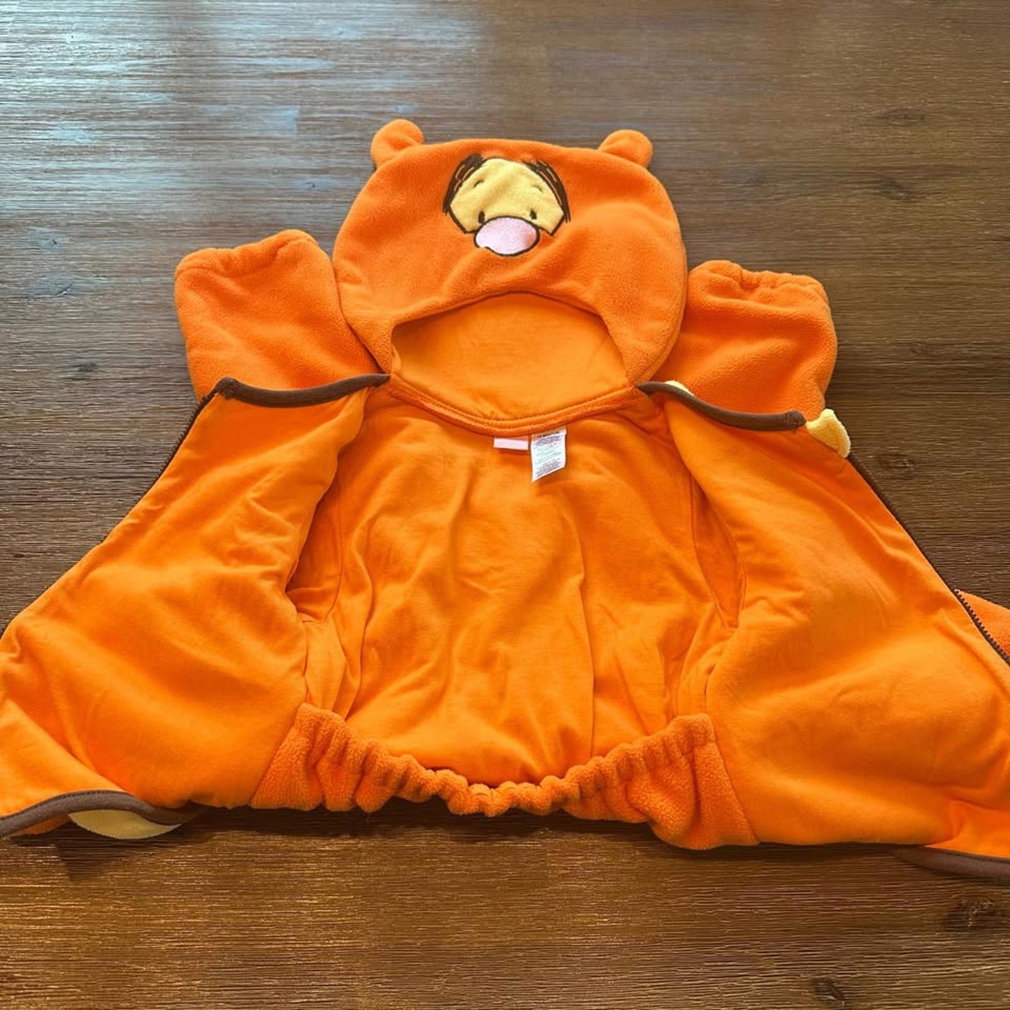 Disney tigger fleece suit size 12 months