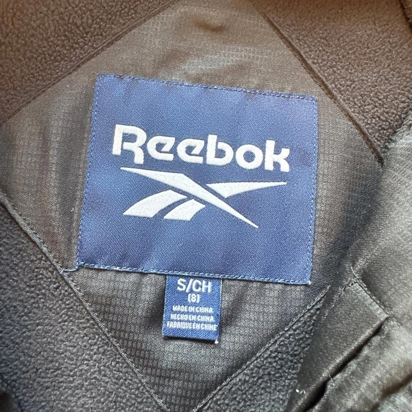 Reebok kids black jacket size small (8)