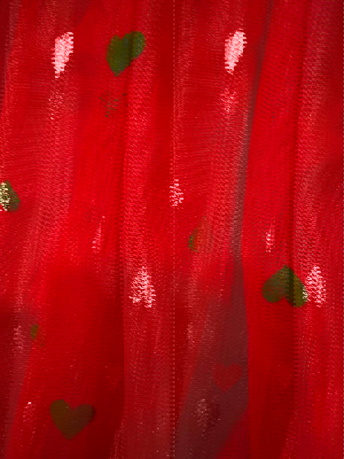 Baby red dress with tulle skirt size 18 months