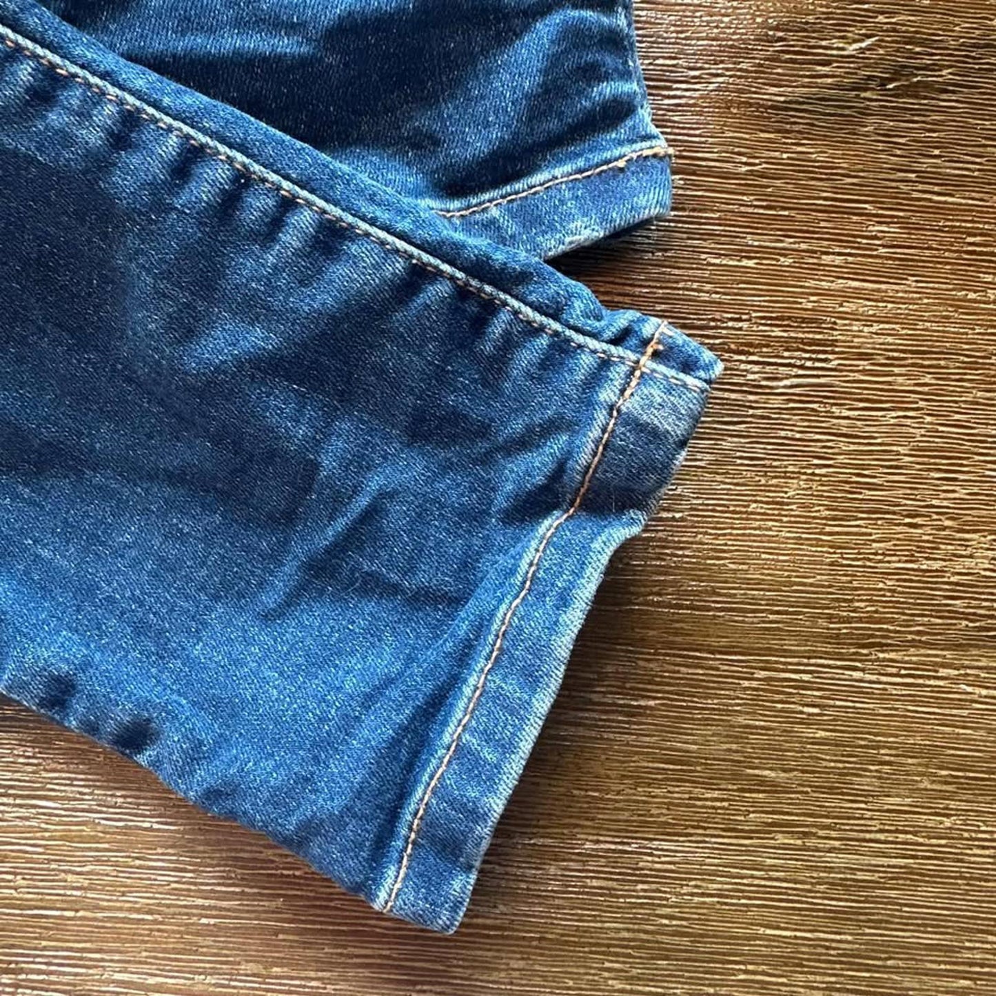 Zara girls kids denim jean overalls size 11-12