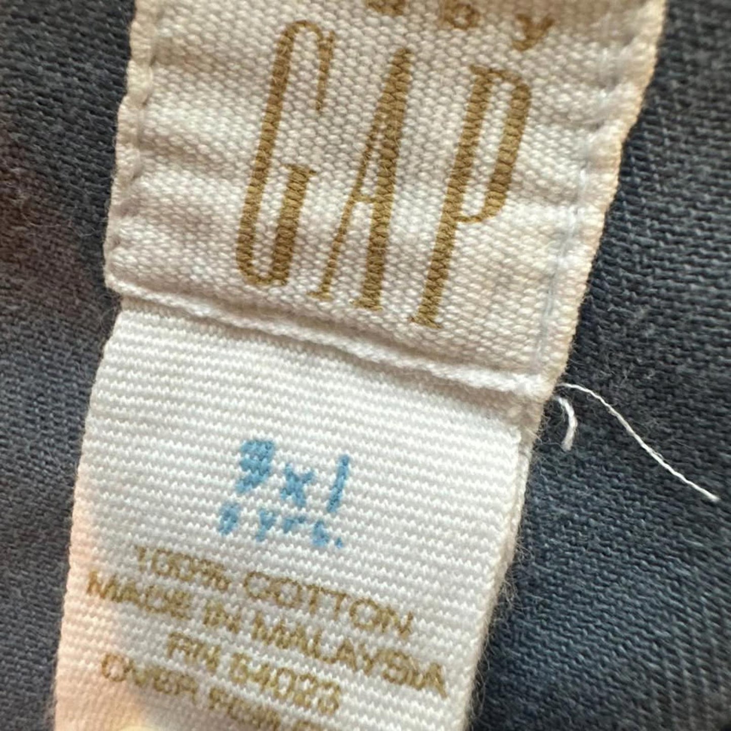 Gap vintage blue shortalls short overalls size 3 years