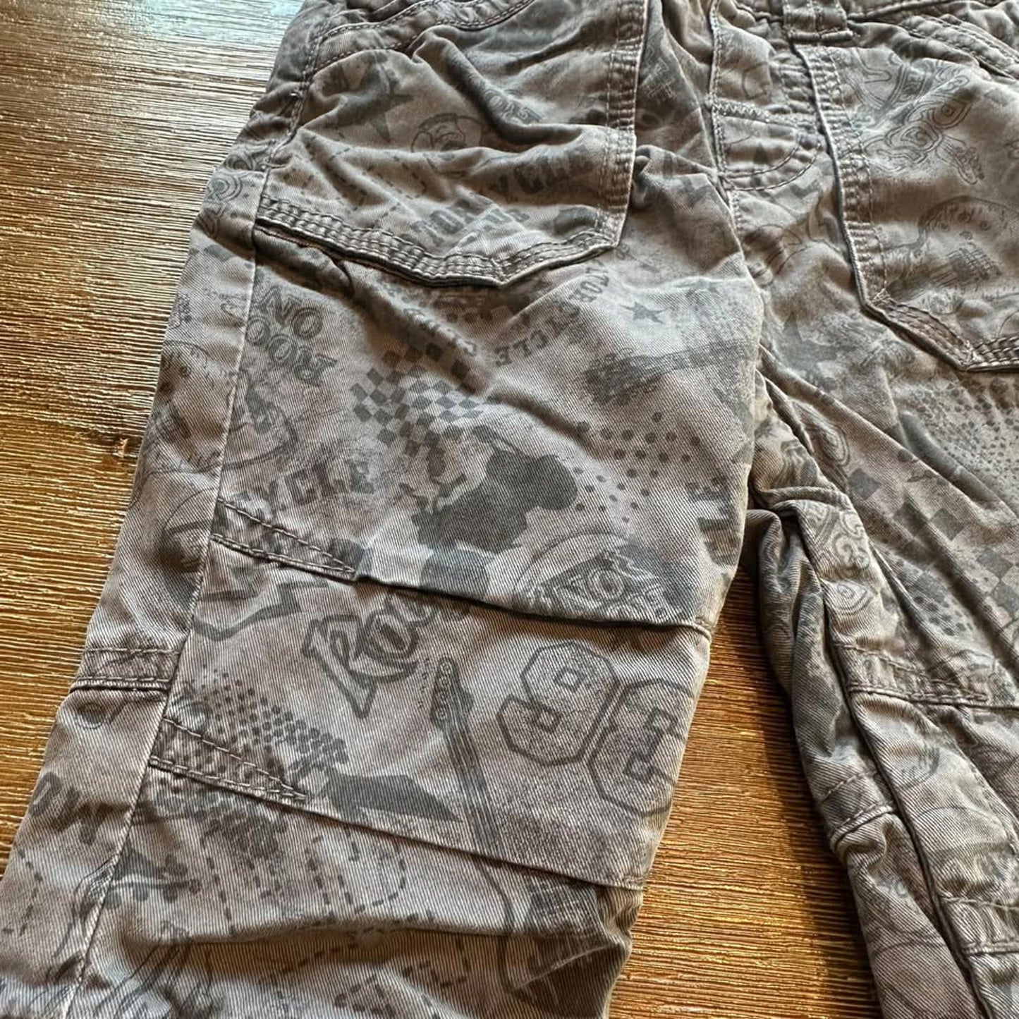 Baby Rock n Roll theme overalls size 6-9 months