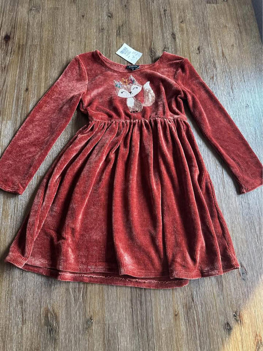 NWT Zunie kids dress with fox size 6X