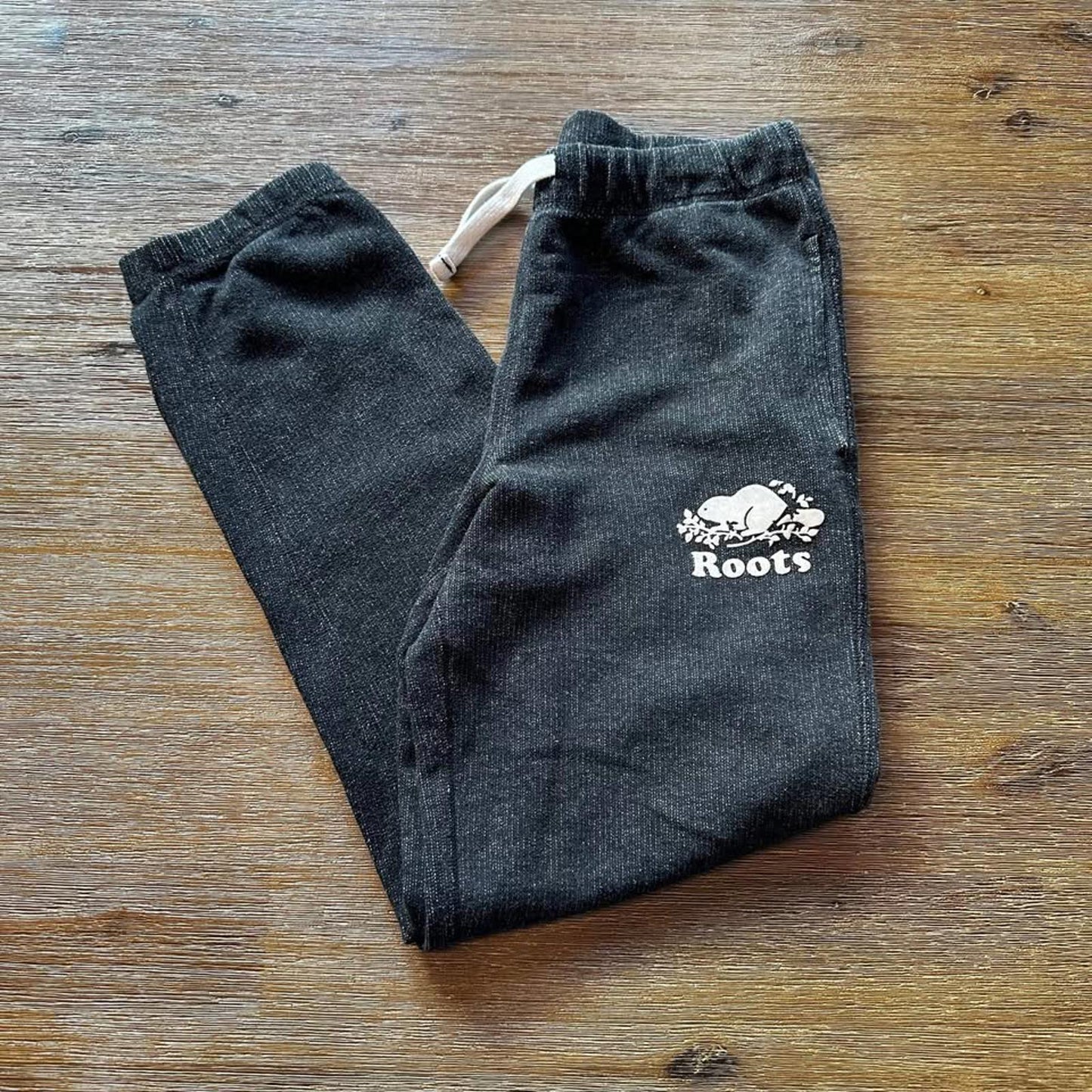 Roots kids dark grey sweatpants size 12