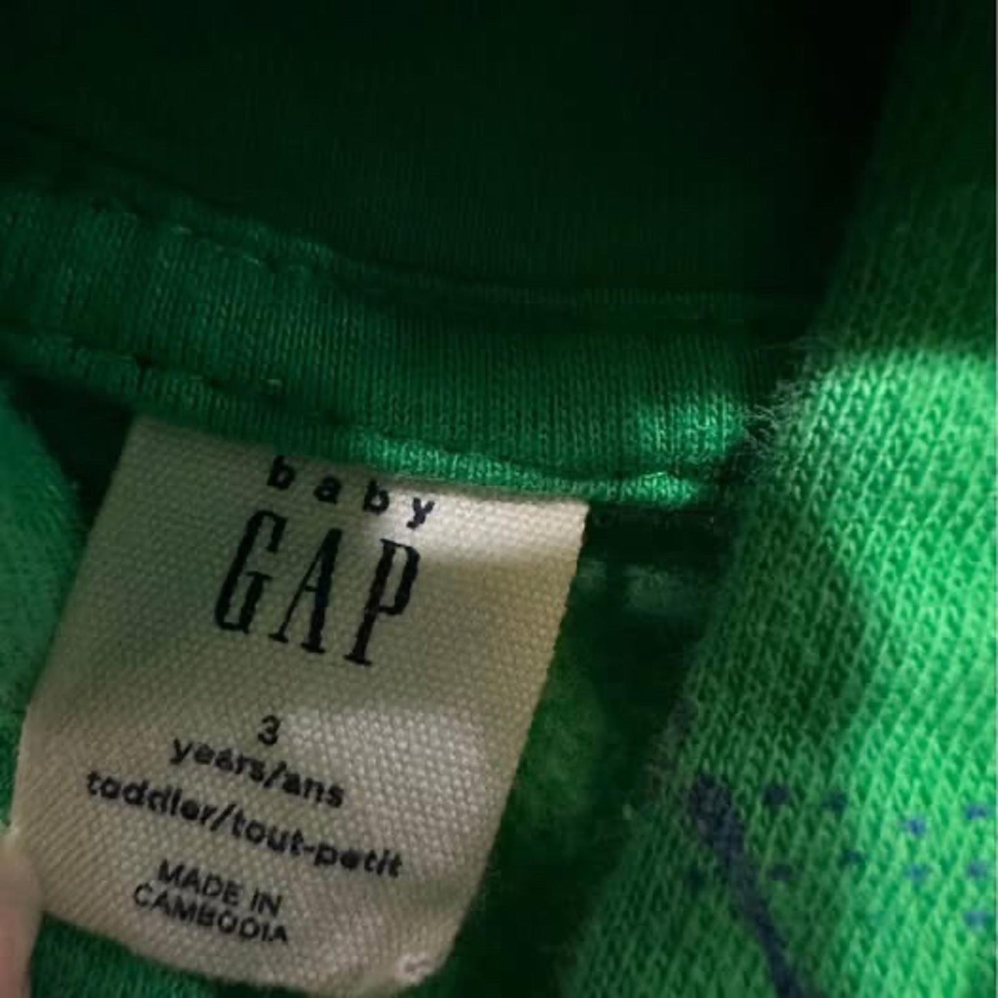 Gap green dinosaur toddler hoodie size 3T