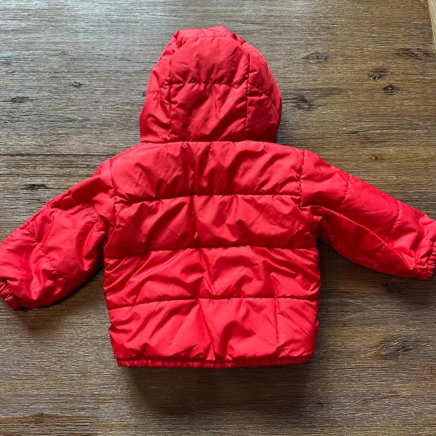 Columbia reversible baby red & grey jacket size 6-12 months