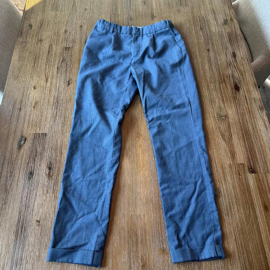 Zara boys 74% wool blue pants size 11-12