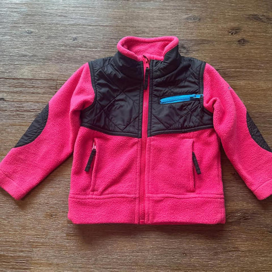 Columbia toddler pink fleece zip up size 3T