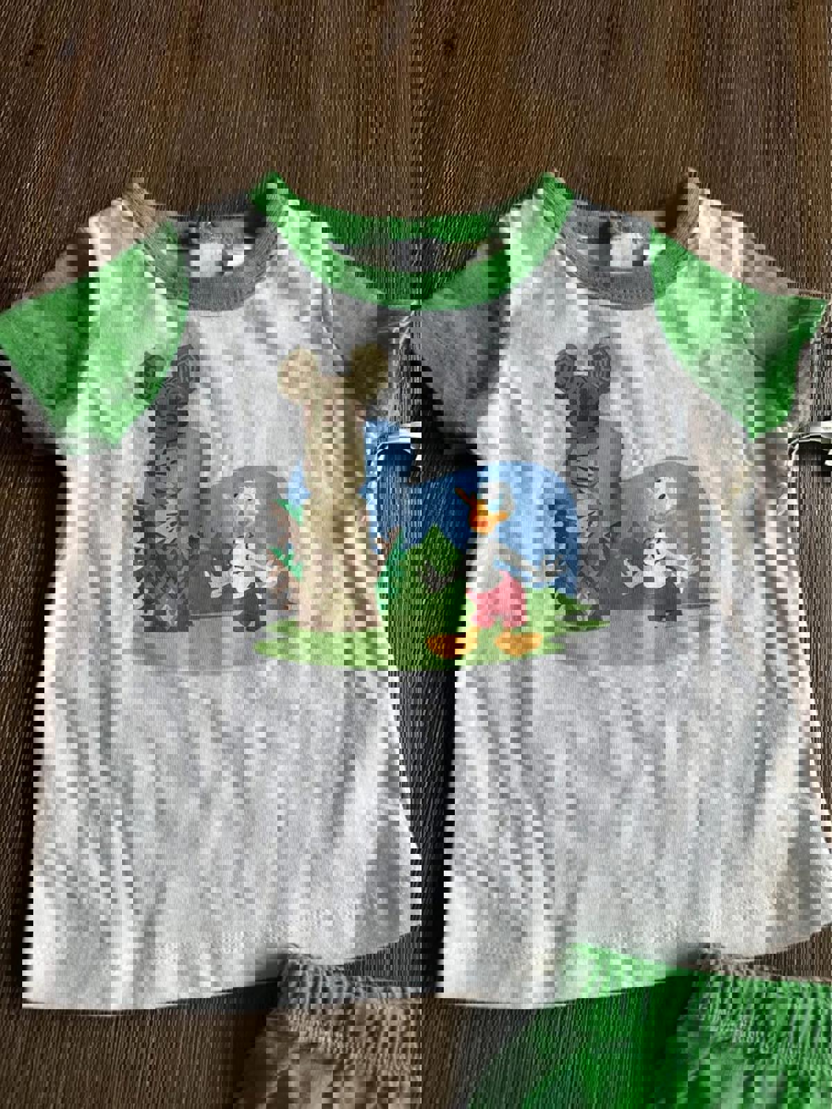 NWT Disney Store Donald Duck baby 2 piece outfit (top + shorts) size 3-6 months