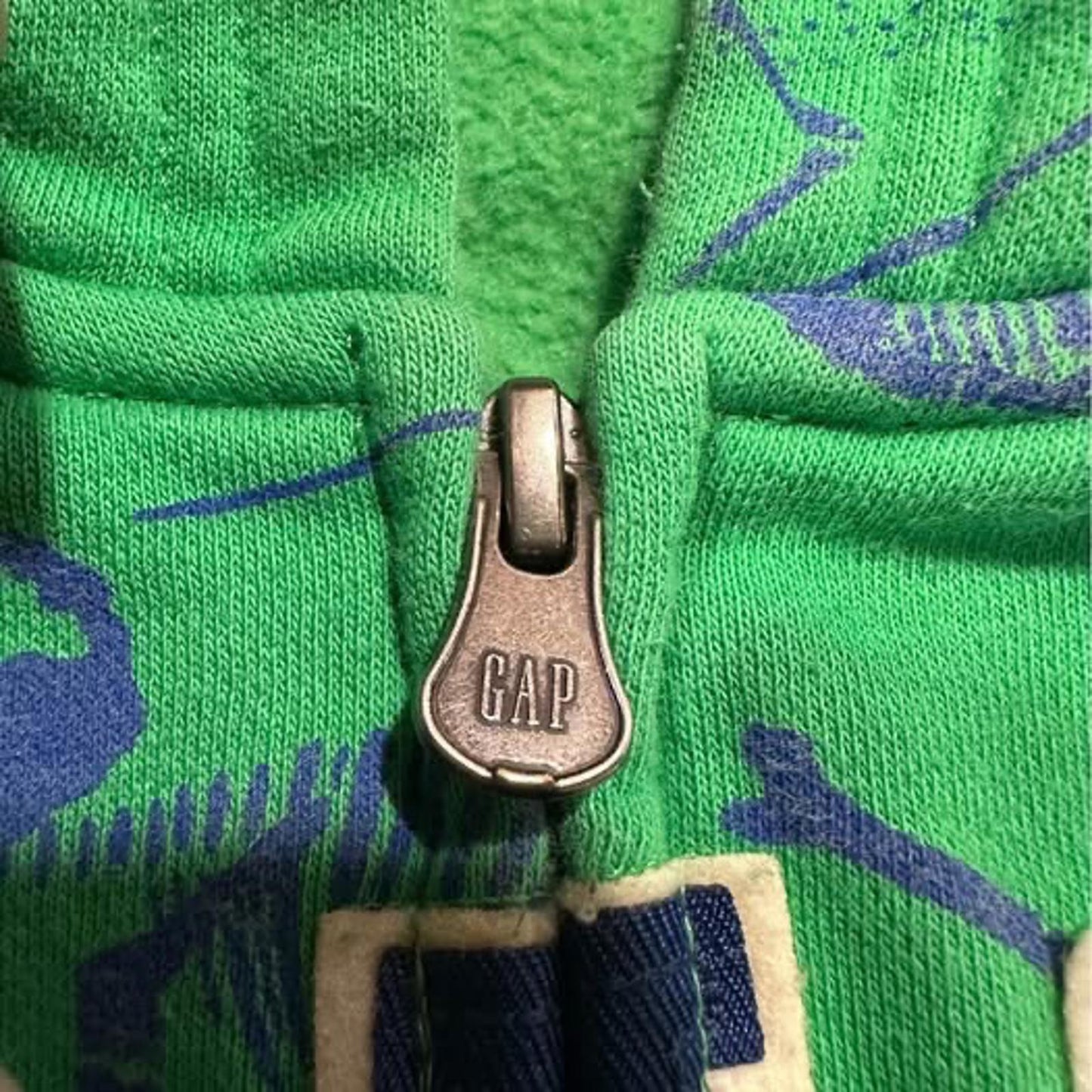Gap green dinosaur toddler hoodie size 3T