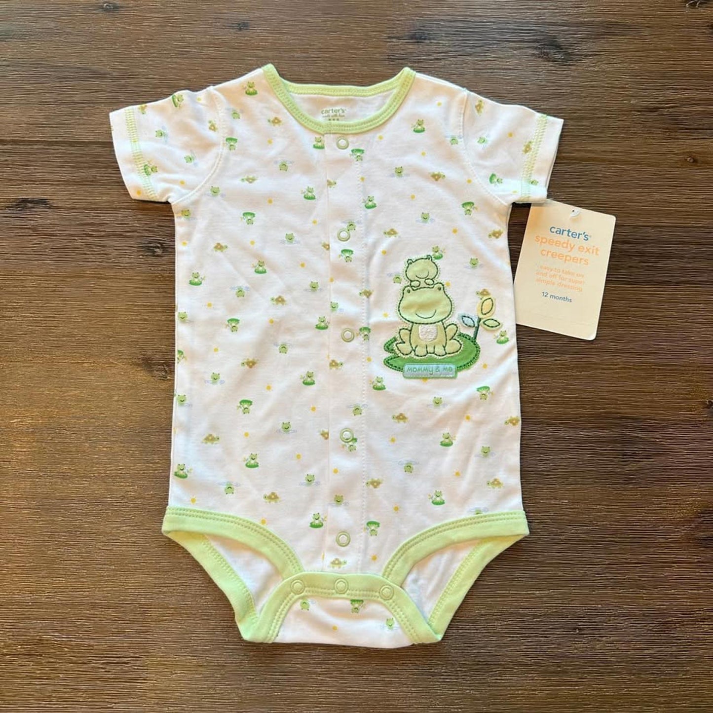 NWT Set of 2 baby gender neutral onesies bodysuits  size 12 months