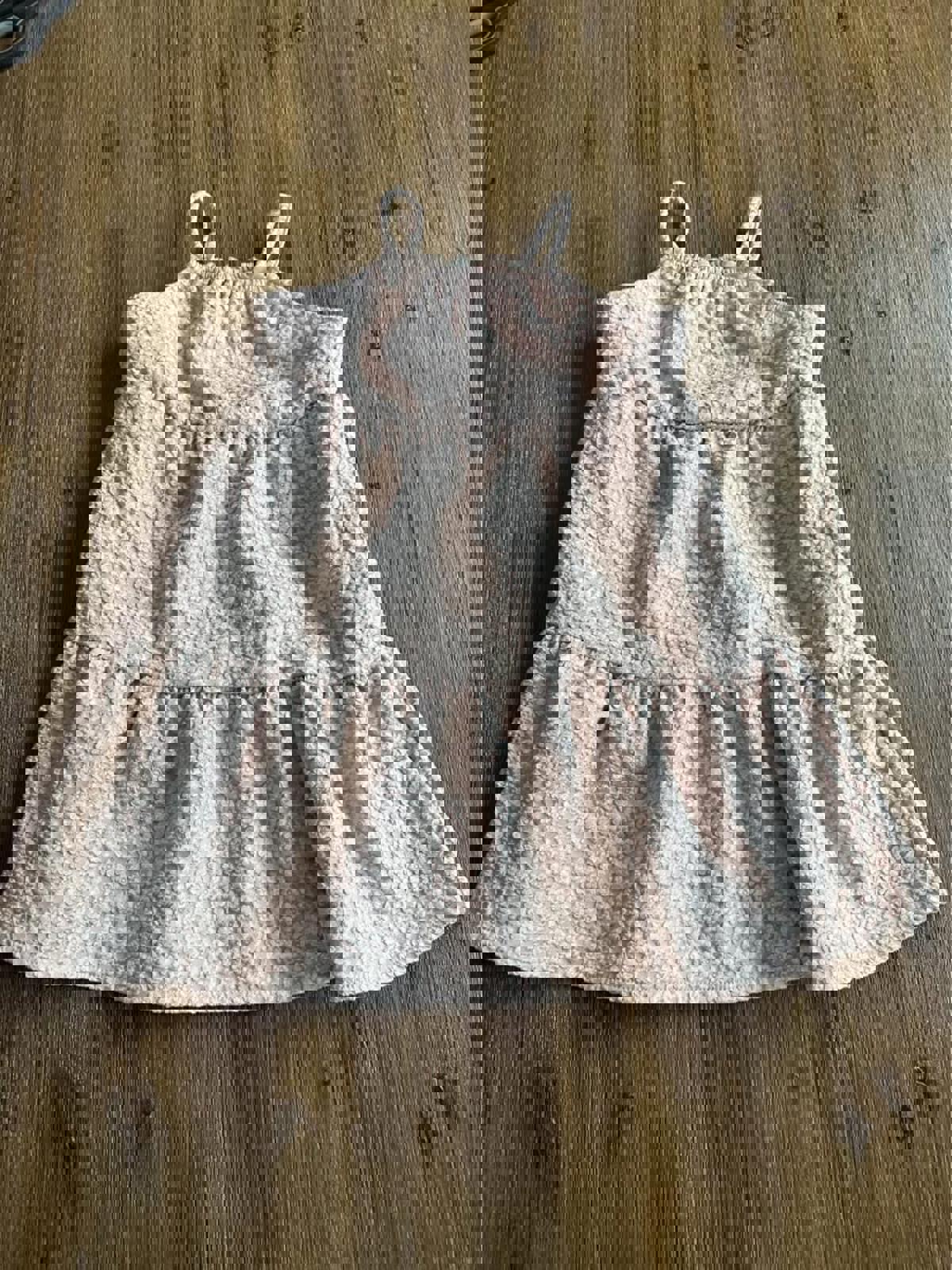 H&M pink floral tiered toddler dress size 3T