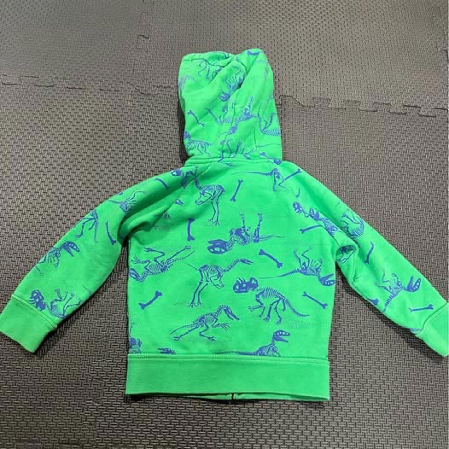 Gap green dinosaur toddler hoodie size 3T