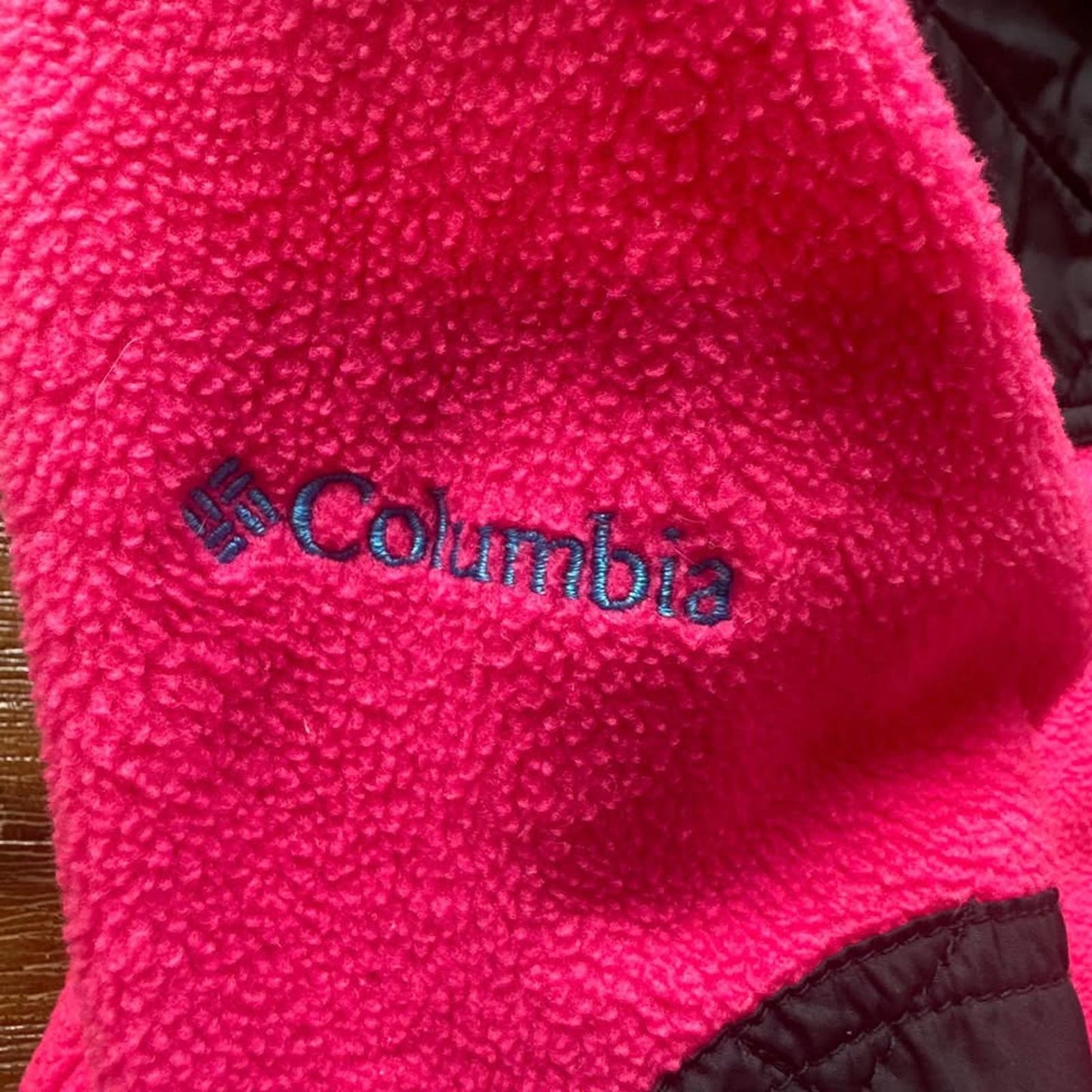 Columbia toddler pink fleece zip up size 3T
