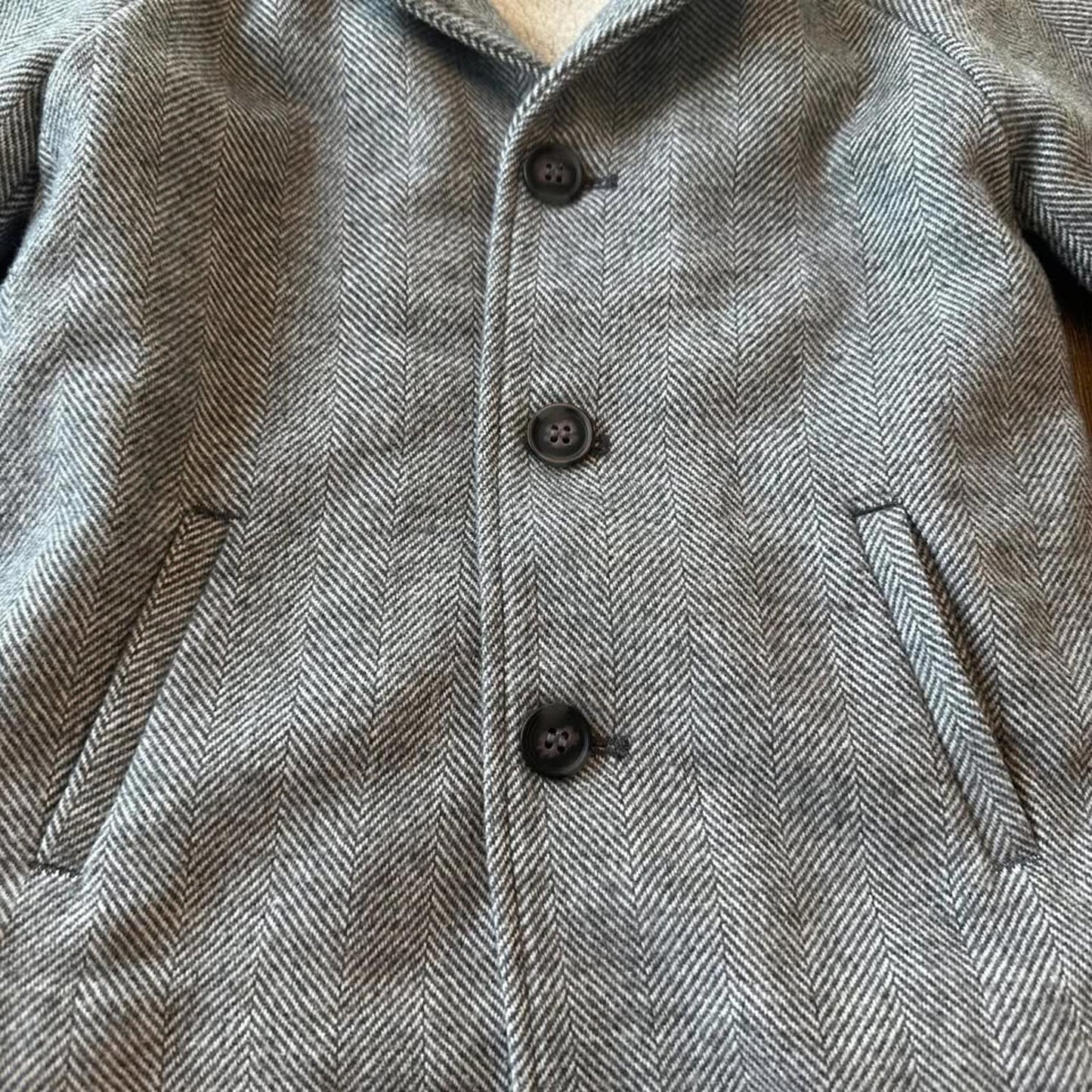 H&M 6% wool grey toddler coat size 2T