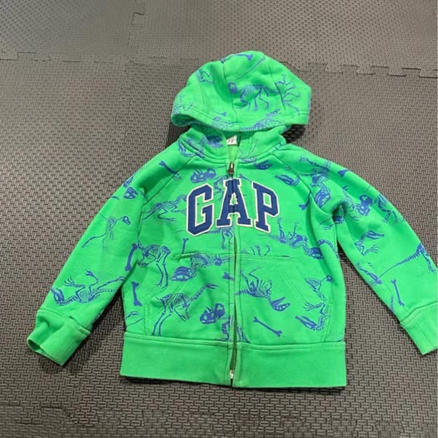 Gap green dinosaur toddler hoodie size 3T
