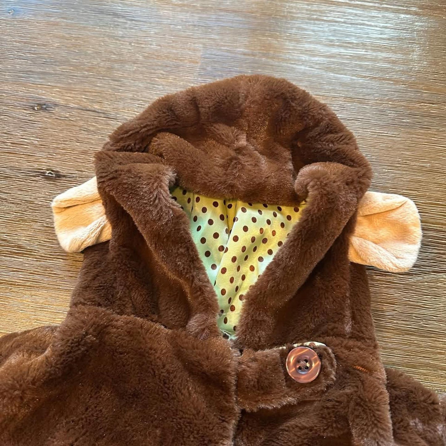 Bearington Baby Monkey Coat with Ears & Tail size 12-24 months