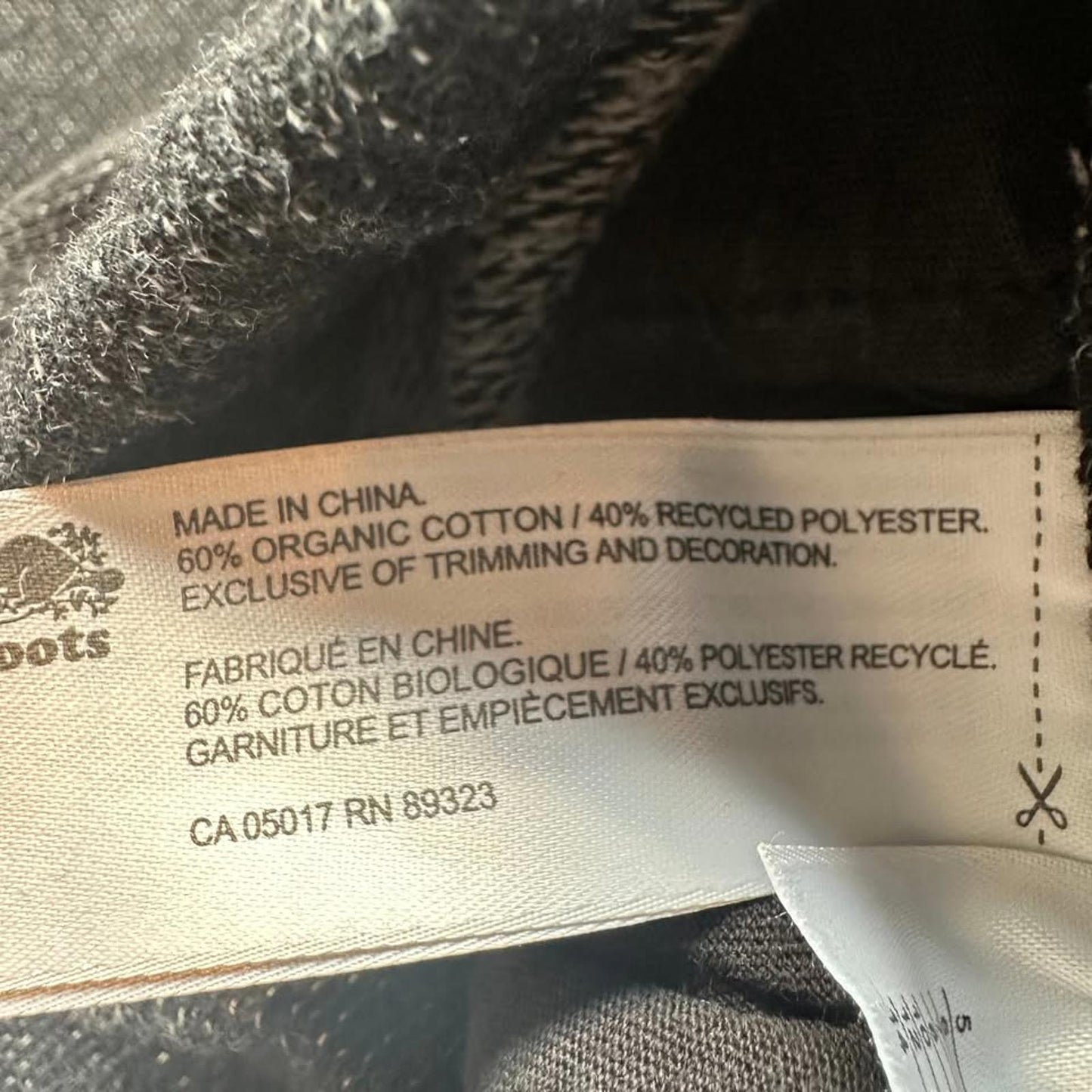 Roots kids dark grey sweatpants size 12