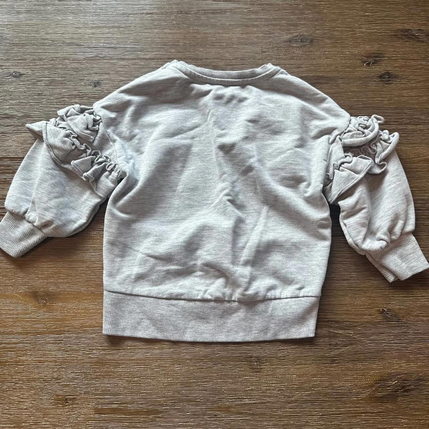 River Island mini baby sweatshirt with 3D flowers size 12-18 months