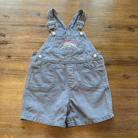 Gap vintage blue shortalls short overalls size 3 years