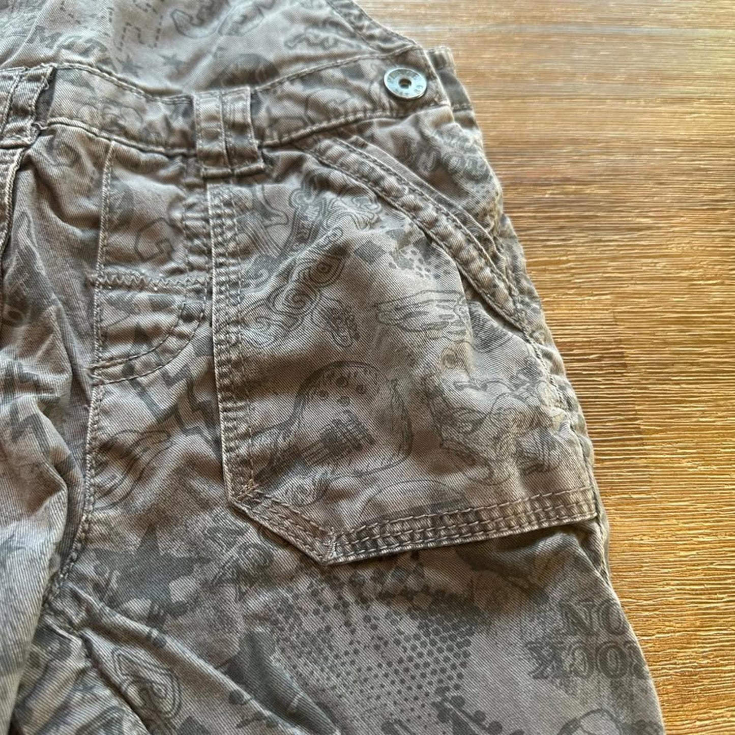 Baby Rock n Roll theme overalls size 6-9 months