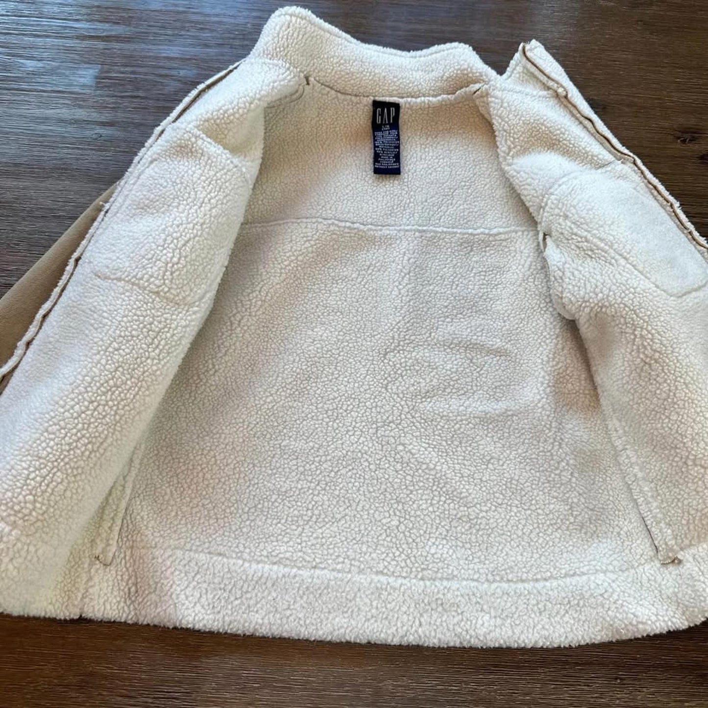 GAP kids Faux suede sherpa lined jacket/coat size Large (10)
