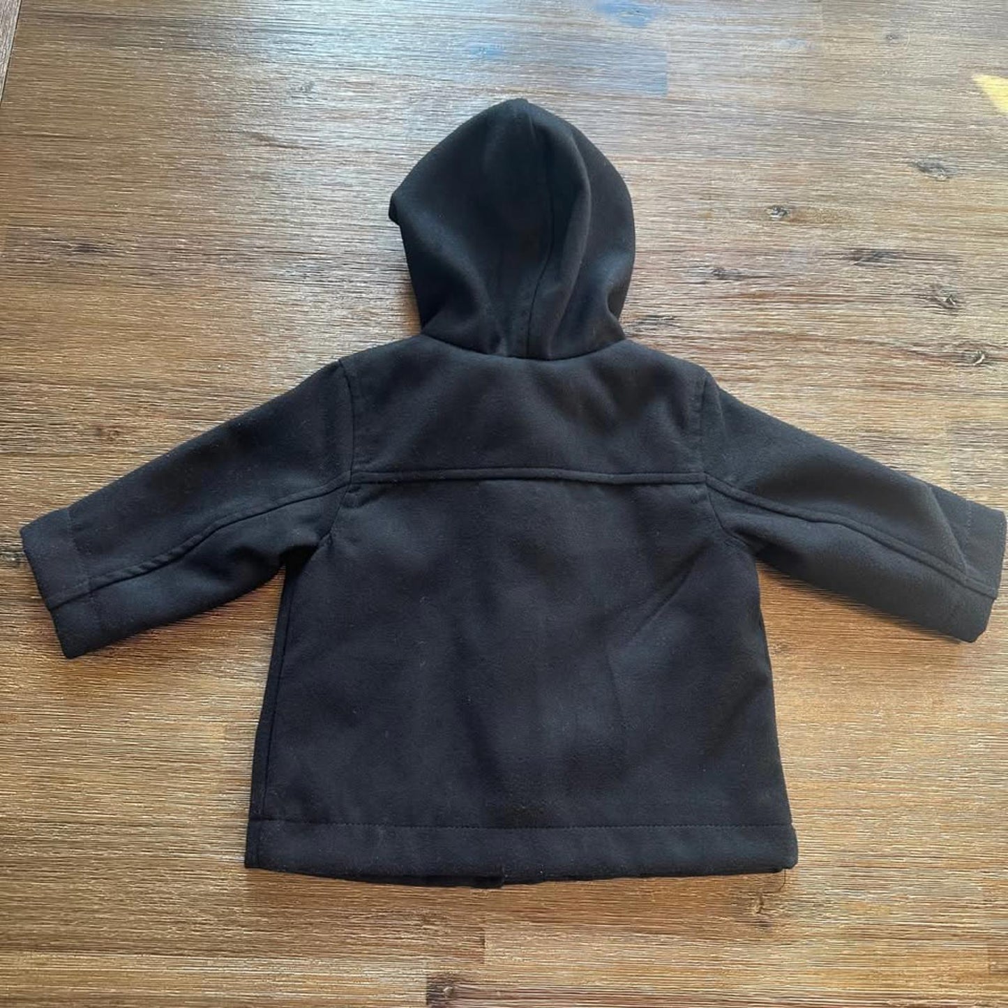 Old Navy baby black coat size 6-12 months