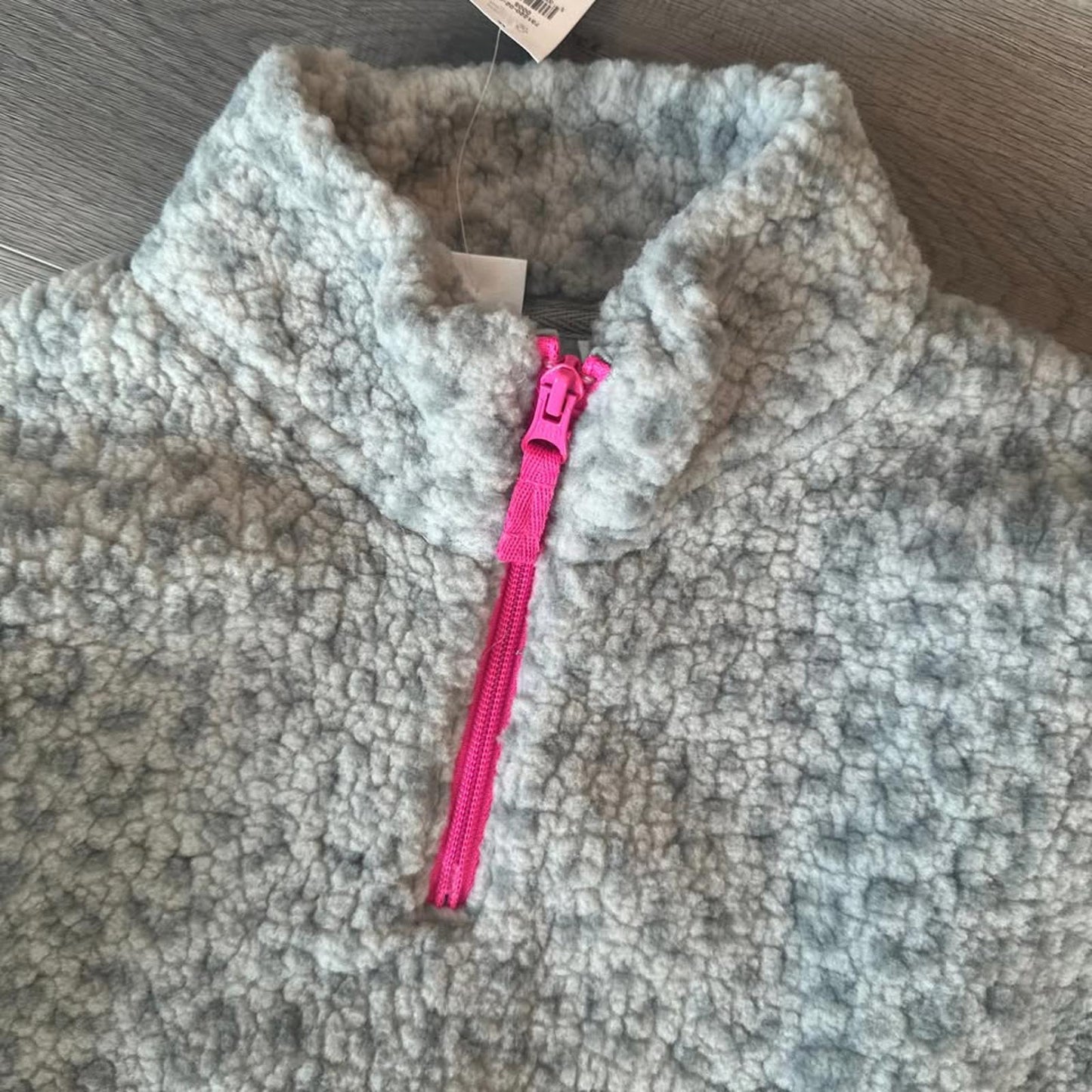 NWT GAP kids fleece sherpa 1/4 zip pullover size XXL(14-16)