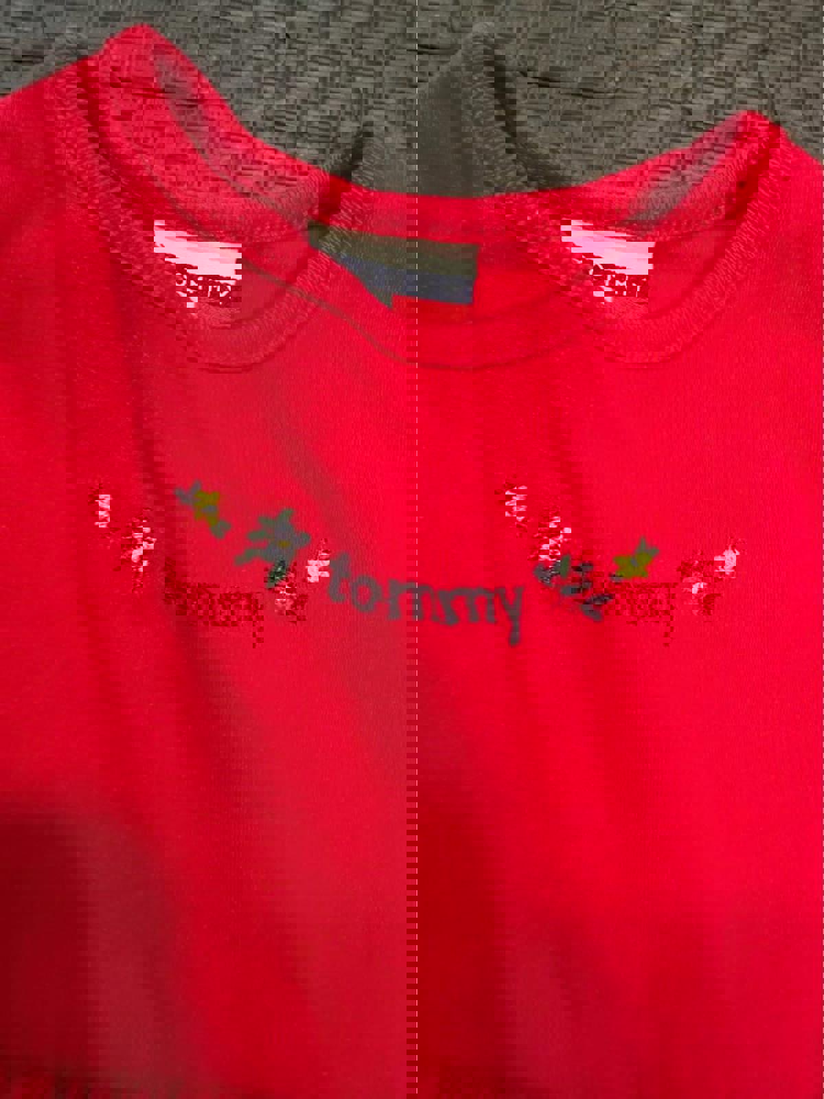 Tommy Hilfiger red baby dress size 3-6 months