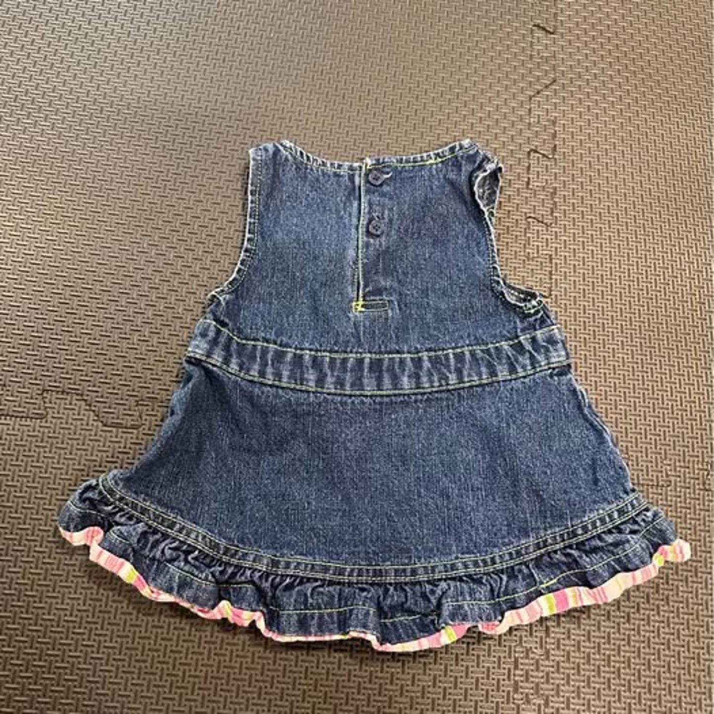 VTG Minnie Mouse denim dress size 6 months