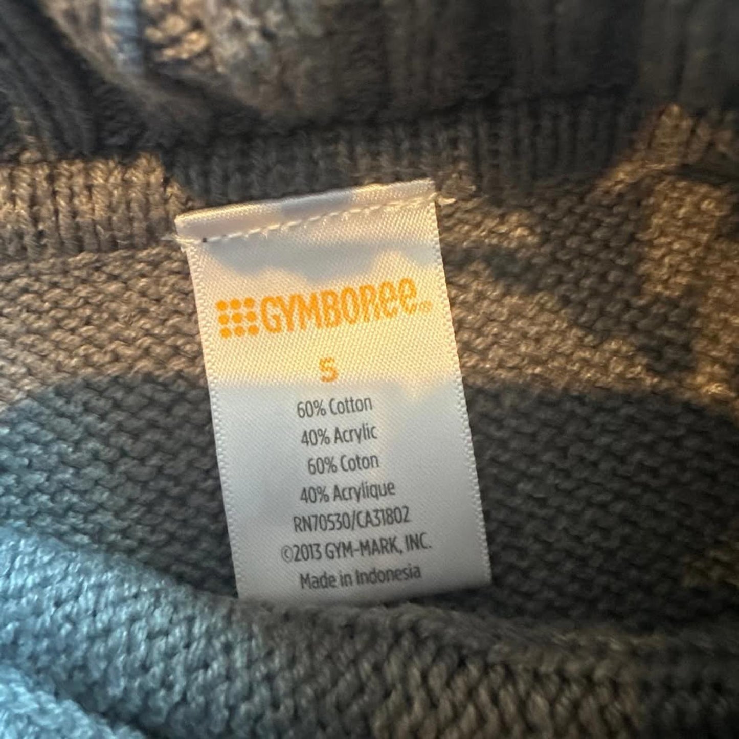 Gymboree kids grey & pink short sleeve turtleneck knit sweater dress size 5