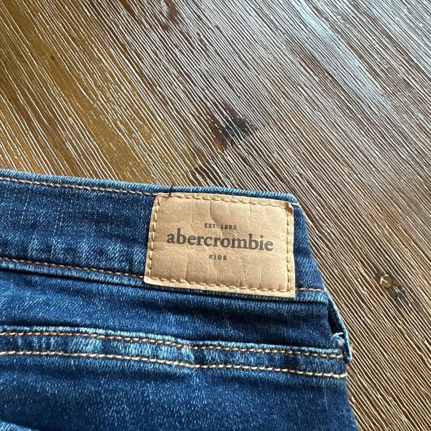 Abercrombie kids blue skinny jeans size 14