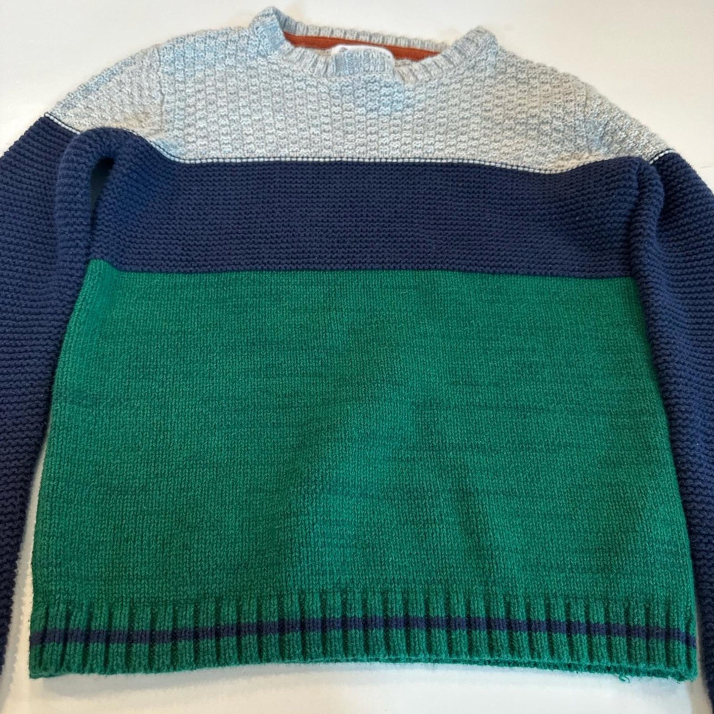 Tommy Bahama Boys Crewneck Knit Colorblock Sweater size M (7/8)