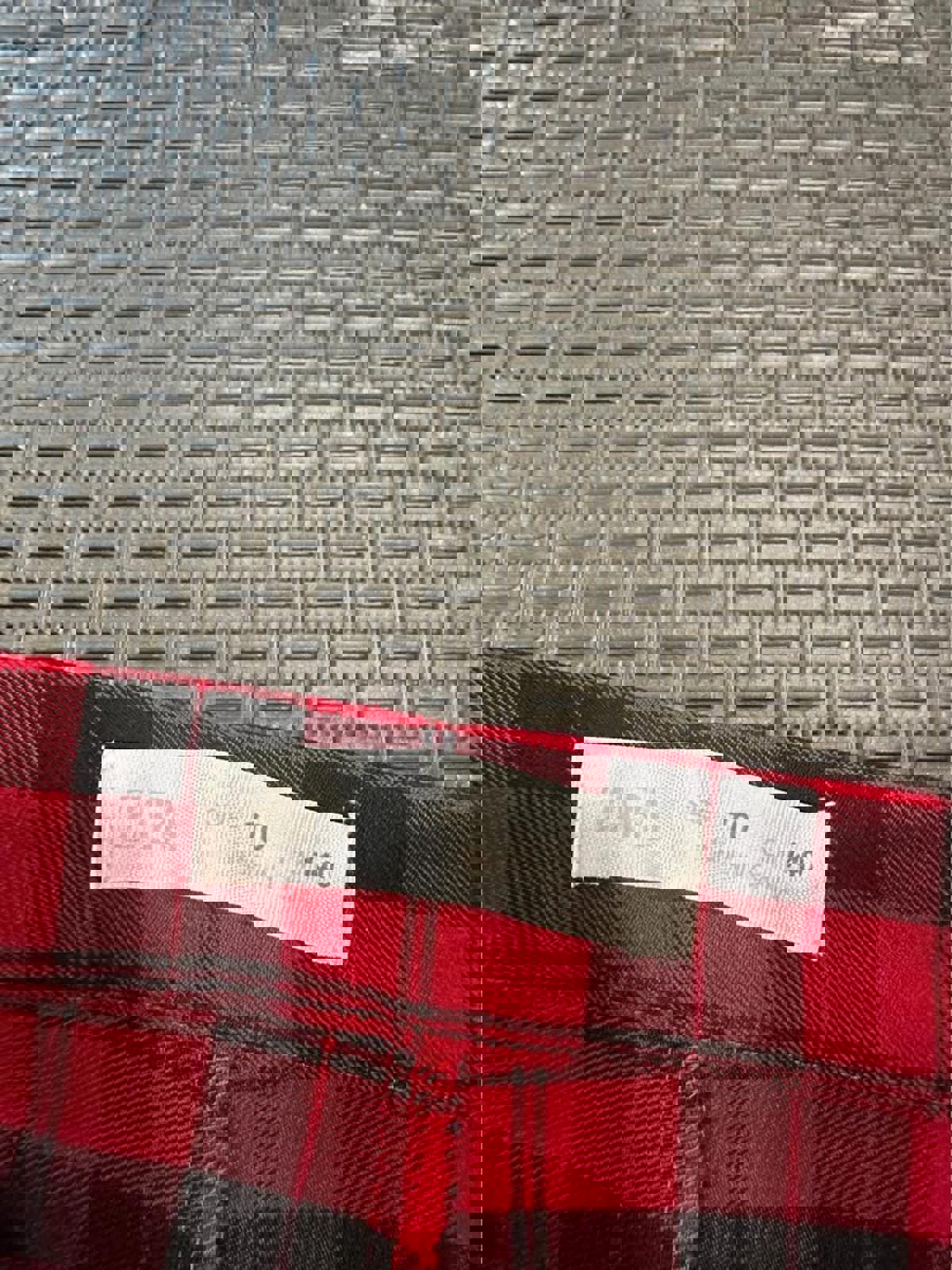 Zara girls red and black plaid flare pants size 10