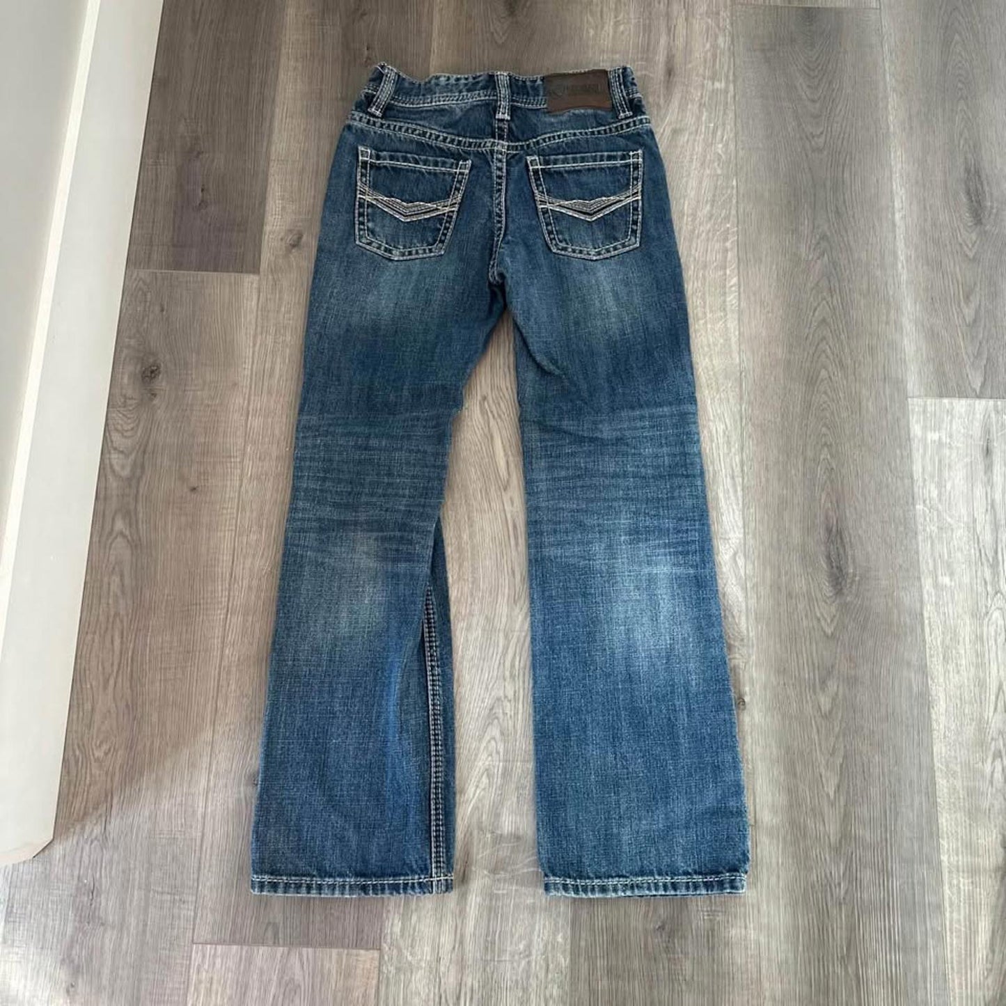 Rock & Roll denim boys kids regular boot cut jeans size 12