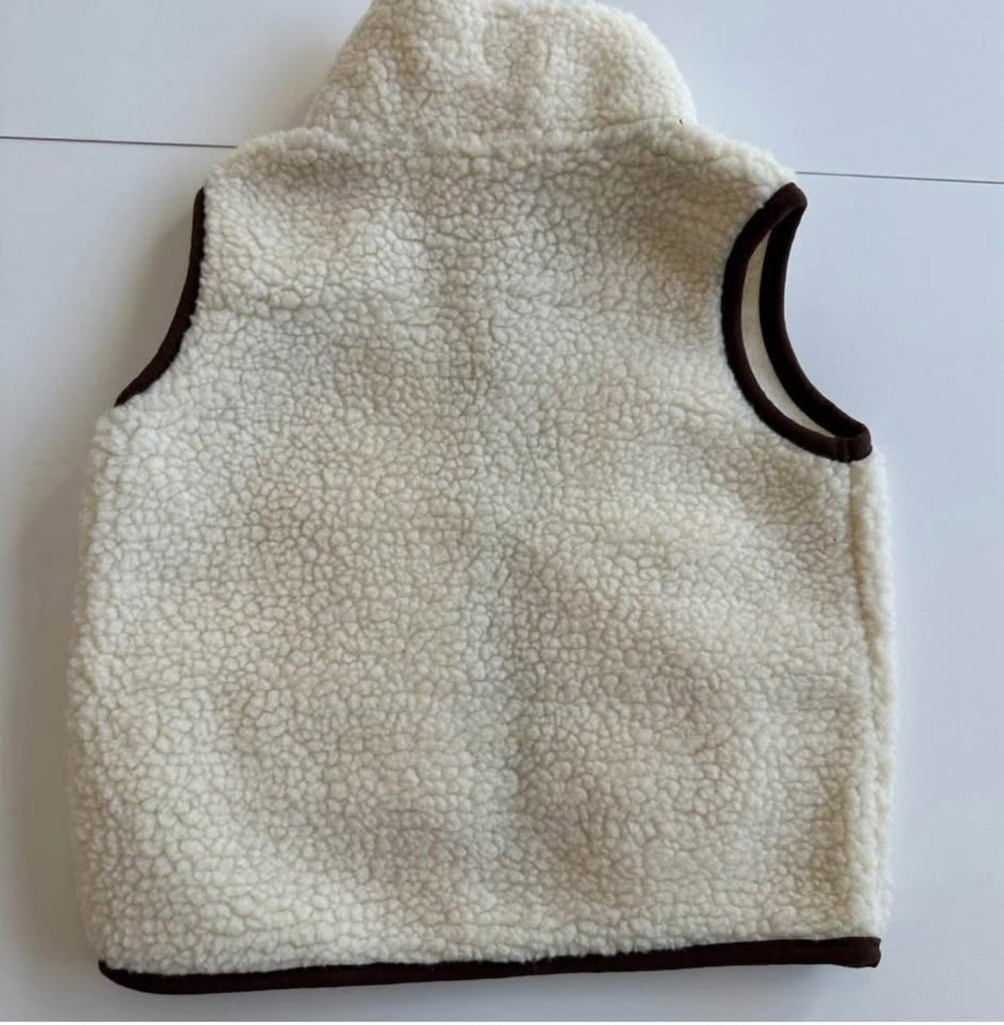 Baby sherpa sleeveless vest size 12 months